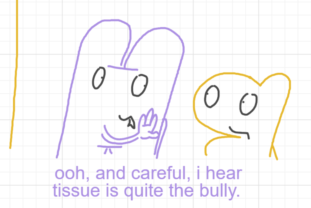 A panel from I've Been Everywhere, Man, episode nine of the Board Boards object show by Furretwalk/WalkingFurret.